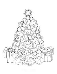 Here's a colouring page of a traditional christmas tree, for children to print and colour. Best Christmas Tree Coloring Pages For Kids Free Printable Pdfs