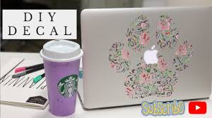 Diy Decal For Your Laptop Youtube The cricut explore finds the registration marks and then cuts around all. diy decal for your laptop