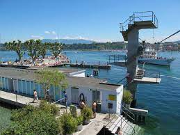 The transparent bottom pool suspended in the the five story einstein fitness park building in switzerland. The Best Places To Swim In Switzerland Pools Rivers And Lakes Time Out Switzerland