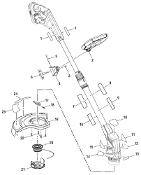 Shop for ryobi parts today from angle grinder to trimmer! Ryobi P2200 18 Volt Hybrid String Trimmer Parts And Accessories Partswarehouse