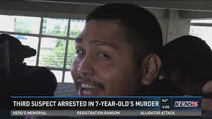 Third suspect arrested in 7-year-old's murder