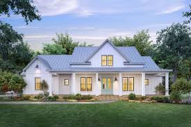 Plan 56483sm 4 Bed Modern Farmhouse Plan With 8 Deep Front Porch In 2020 Farmhouse Style House Plans Farmhouse Style House Modern Farmhouse Plans