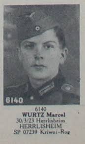 WURTZ Fernand, Frédéric, Georges, Joseph, Justin, Marcel, Michel, Robert,  WURTZER Alfred, Charles, WYBRECHT René