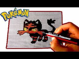 Pixel art perler beads porte clé pokemon flamiaou amazon. Pixel Art Pokemon Flamiaou Litten By Generation Rougeetbleu