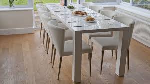 white gloss dining table