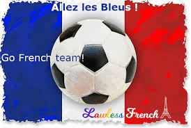 Antoine griezmann et les bleus ont quitté clairefontaine vendredi matin. Allez Les Bleus Lawless French Slogan French Team