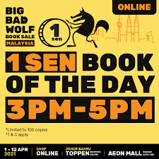 The wolf at the door. Harga Serendah 1 Sen Pesta Buku Big Bad Wolf Masih Berlangsung