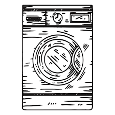 Domestic washing machine with detergent ready to wash dirty clothes. Washing Png Svg Transparent Background To Download