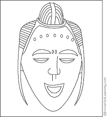 You can print or color them online at getdrawings.com for absolutely free. Africa Guro Mask Coloring Page Enchantedlearning Com