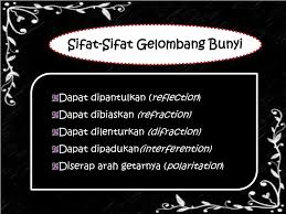 Gelombang bunyi merupakan jenis gelombang longitudinal. Ppt Sifat Sifat Gelombang Bunyi Powerpoint Presentation Free Download Id 3443708