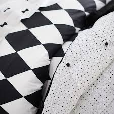Black And White Squares Comforter The Emily Amp Meritt Harlequin Duvet Cover Sham Black White Pbteen Black Duvet Cover Duvet Covers Emily And Meritt