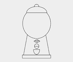 You'll need the supplies below and a lot of different colors to color your drawings. Bubble Gum Machine Drawing Cliparts Cartoons Jing Fm