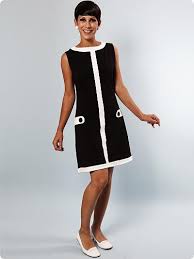 Black And White 1960s Mod Dress Sixties Fashion Vintage Dresses 1960s 1960 Fashion