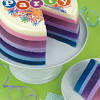 Carefully pour the jello mixture over the top of the cake, trying to get as much into the holes as you can. 1