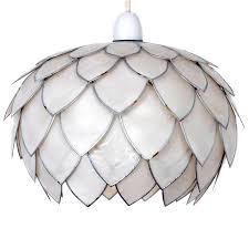 Black And Gold Lampshade Dunelm White Artichoke Capiz Pendant Dunelm Capiz Light