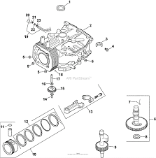 The engine range consists of diesel and gasoline components, ranging from 10 to 1,000 hp. Kohler Cv13 21532 John Deere 13 Hp 9 7 Kw Parts Diagram For Crankcase 2 27 26