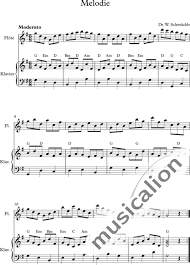 Its relative minor is e minor and its parallel minor is g minor. Melodie In G Dur Op 18 Wolfgang Schmuckle Noten Zum Download