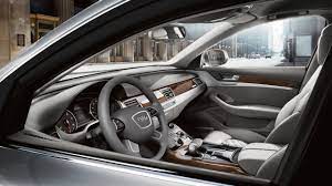 Audi A8 Shown With Available Brown Walnut Wood Inlays Find More Audis At Www Carsquare Com Germanauto European Auto A8 Audi A8 Audi Luxury Sedan