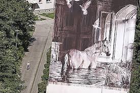 Lukisan mural kuno di piramida nubia yang menggambarkan 'raksasa' membawa dua gajah!! Bagaimana Reka Bentuk Mural Baru Ricky Lee Gordon Menjadikan Berlin Cantik Jerman 2021