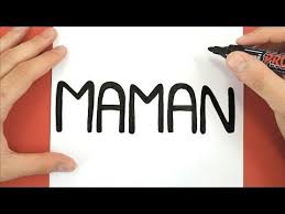 Videotuto Comment Dessiner Une Maman A Partir Du Mot Maman Comment Dessiner Maman Partir Https Tutotube Fr Dessi Comment Dessiner Dessin Maman Dessin