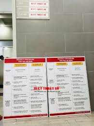 In bảng thông tin song ngữ Thủ tục an ninh - Security Procedure, bảng  formex in PP