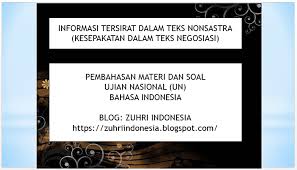 Kamu bisa menentukan kondisi menyimpan dan mengakses cookie di browser. Powerpoint Soal Menentukan Isi Tersirat Teks Nonsastra Kesepakatan Dalam Teks Negosiasi Zuhri Indonesia