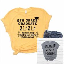 20% off with code summerpartyz. Gift For Graduation 5th Grade 2020 Shirt Funny Graduation 2020 Quarantine Graduation Gift Class Of 2020 5th Grade Graduation Shirt Handmade Products Com Clothing Shoes Accessories