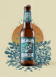 Aloha Daze Craft Beer Package Concept By Jeremy Berger Craft Beer Packaging Craft Beer Design Beer Bottle Design