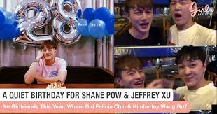 Instagram is one of the most reliable ways to contact shane pow considering that he actually manages his account. Jeffrey Xu And Shane Pow Spends A Quiet Birthday Together Without Their Girlfriends Girlstyle Singapore