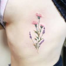 Dainty Tattoo By Luiza Oliveira Luizaoliveira Small Delicate Flower Flowers Dainty Tattoos Carnation Tattoo Wildflower Tattoo