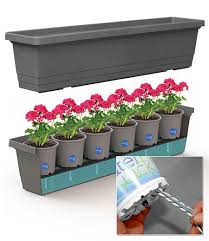 Waterwick Balkonkasten Waterwick Anthrazit Ist Ein Blumenkasten Der Praktisch Ist Jetzt Im Mein Schoner Ga Balkonkasten Blumenkasten Balkon Blumenkasten