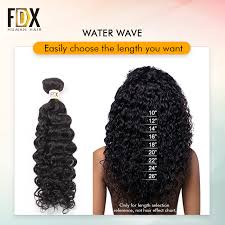 Us 70 29 54 Off Fdx Indian Water Wave Bundles With Closure 28inch Free Part Closure Human Hair Bundles Weave Natural Color Remy In 3 4 Bundles With