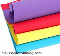 Hot Sale Wholesale 20 X 30cm A4 EVA Sponge Paper Roll Foam Paper Suitable  for DIY Material