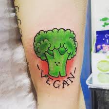 I've never seen a tattoo pop like that!!! Vegan Tattoos Photo