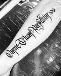 Some old English style letters done @bostonbarbertattooco today.  #lafacetattoos #bostontattooartist #customlettering #customletteringtattoo