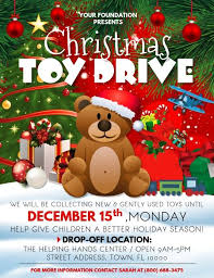 Toy Drive In 2020 Christmas Toy Drive Flyer Christmas Toy Drive Holiday Flyer Template