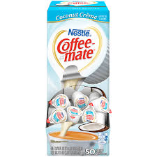 Nestle Coffee Mate Coffee Creamer Coconut Creme Flavor Liquid Creamer Singles 0 375 Fl Oz 50 Count Walmart Com