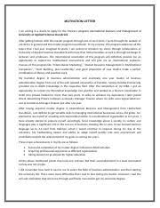 What is a motivation letter? Letter Of Motivation Rwth Aachen Motivation Letter Rwth Aachen University Dear Admissions Office I Would Like To Express My Interest In Applying For Course Hero