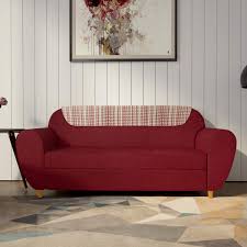 Explore premium sofa set designs at wakefit.co! Godrej Interio Petal Three Seater Sectional Sofa Indian Red Amazon In Furniture
