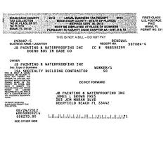 Licences Certificate Of Competency Registration Jb Painting Waterproofing Inc