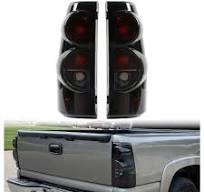HECASA Taillight Tail Lights Pair Compatible with 1999-2007 Chevy Silverado  1500 2500 3500 Classic 1999-2003 GMC Sierra 1500 2500 3500 Taillight Brake  ...