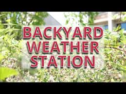 The personal backyard weather station with thermometer clocks, to monitor and. Backyard Weather Station Activity Teachengineering