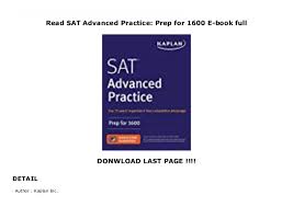 Back then, the ivy leagues had a rubric called an academic index that was used to rank students according to their academic profile on the basis of their gpa, sat, sat subject tests, and ap exam scores. Read Sat Advanced Practice Prep For 1600 E Book Full