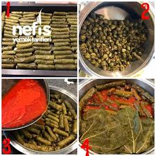 Taze Yaprak Sarmasi Zeytinyagli Salcali Yemek Tarifleri Yemek Etli Yemek Tarifleri