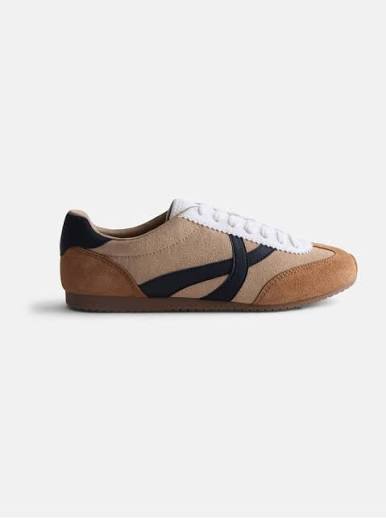 Scenario Women's Lace Up Low Profile Sneakers, Size: 8, Brown