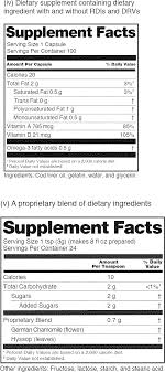 Nutrition facts label word template. Federal Register Food Labeling Revision Of The Nutrition And Supplement Facts Labels