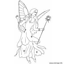 Coloriage Fee Et Elfes Dessin Fee A Imprimer