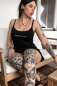 Tattoos are no longer considered something outrageous or strange and densely. Tattooed Girl Girl Tattoos Female Tattoo Models Models Photoshoot