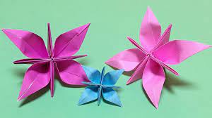 Maybe you would like to learn more about one of these? How To Make A Paper Flower Origami Flower Tutorial Very Easy But Cute With One Piece Of Paper Youtube