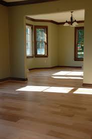 Contrasting Appalachian Maple With Dark Trim Makes A Dramatic Effect The Light Hues Of Maple Give Alternative Look Dark Trim Light Oak Floors House Flooring